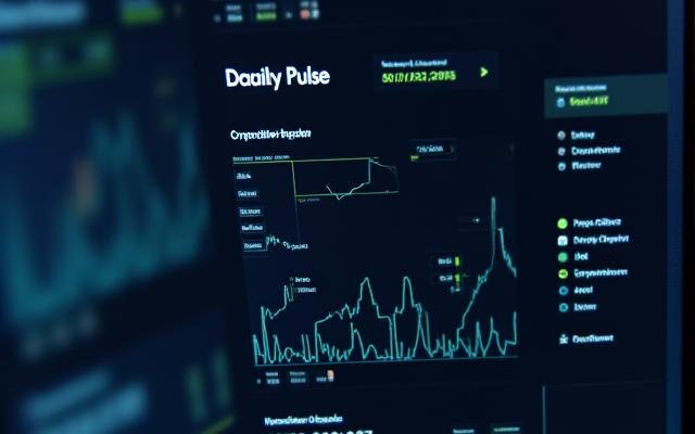 Mockup of 'The Daily Pulse' crypto market briefing