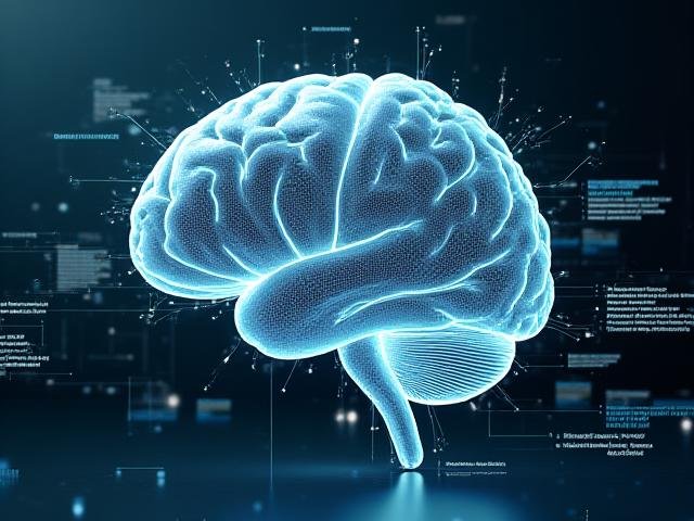 AI model dissecting NFT market trends with complex data visualizations